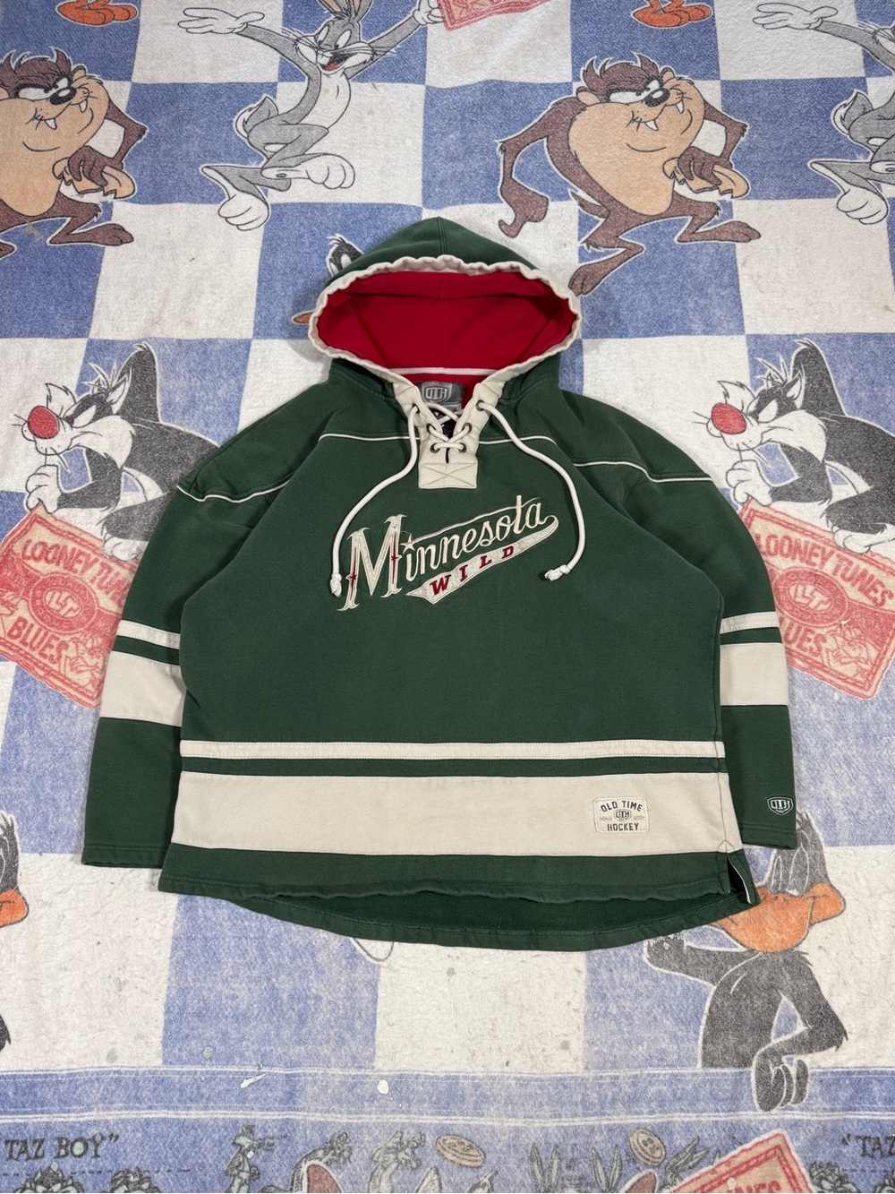 Y2K Minnesota Wild jersey sweatshirt